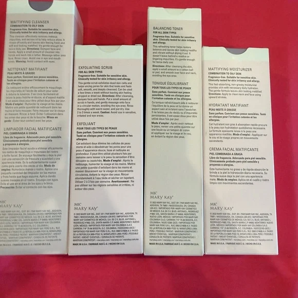 Mary Kay Skincare Mattifying Regimen New Skin Care Set Combo to Oily Skin - Picture 5 of 5
